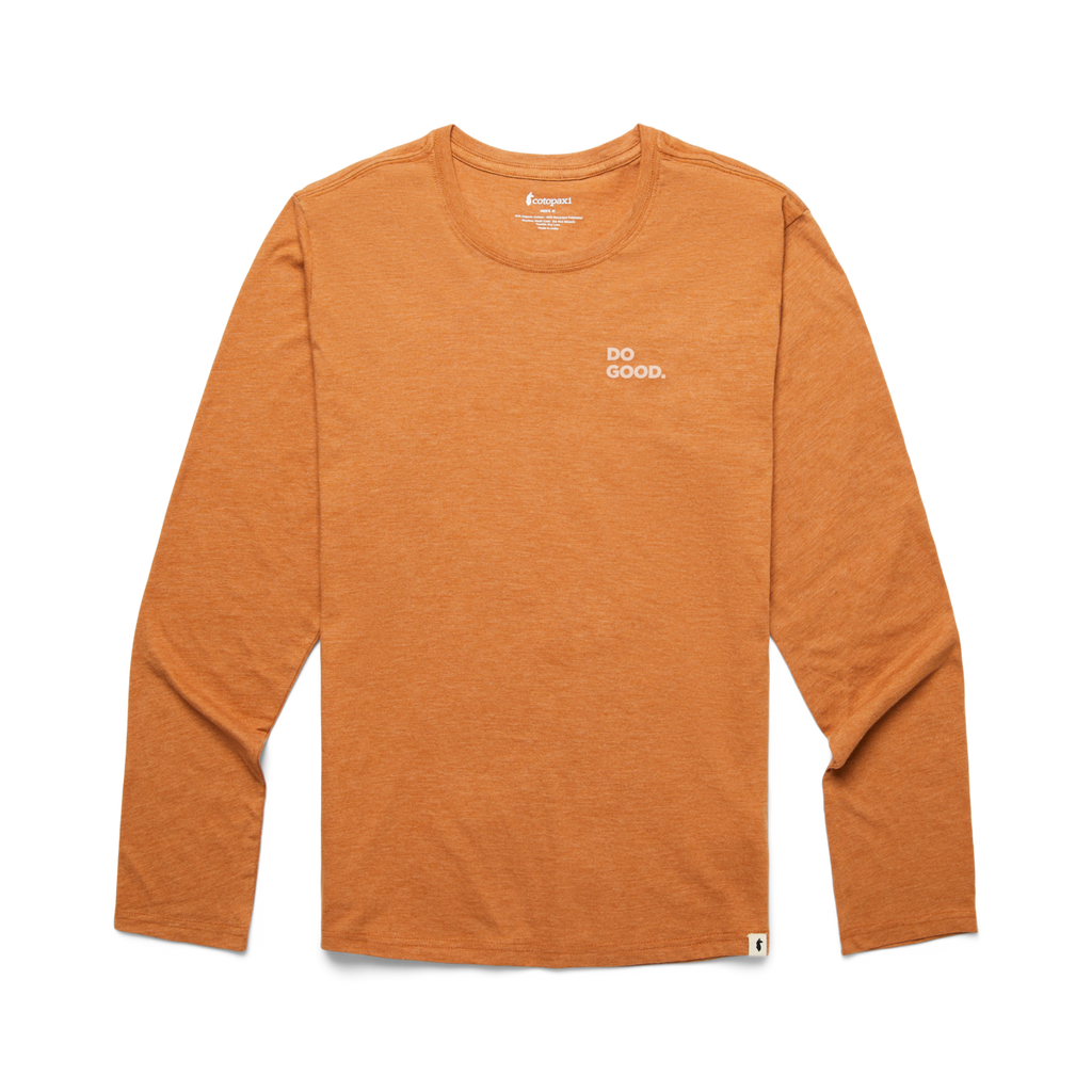 Cactus Life Long-Sleeve Organic T-Shirt - Men's, Saddle