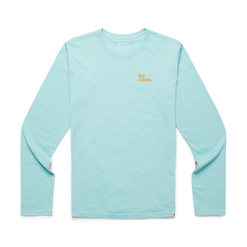 Cactus Life Long-Sleeve Organic T-Shirt - Men's, Sea Glass