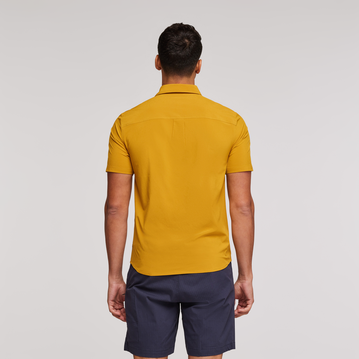 Cambio Button Up Shirt - Men's, Amber, Model Munther