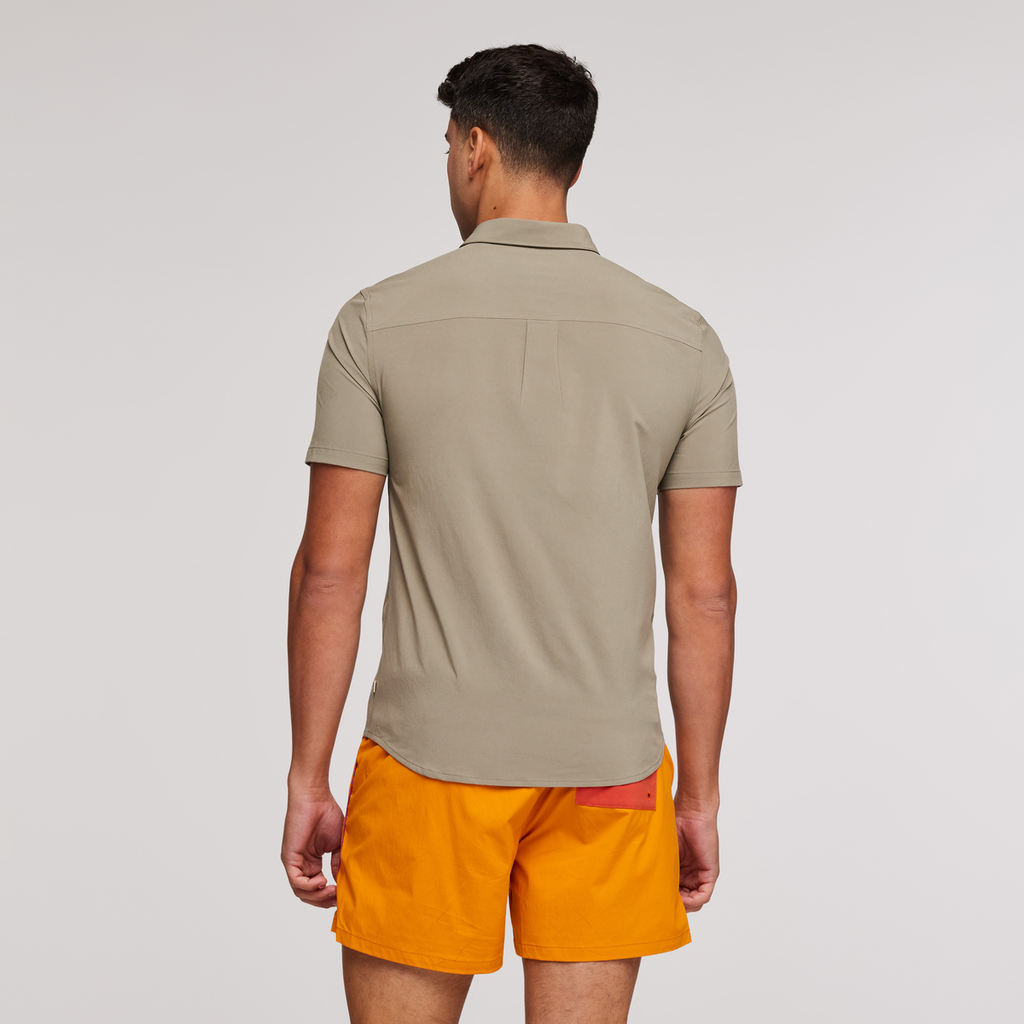 Cambio Button Up Shirt - Men's, Stone, Model Munther
