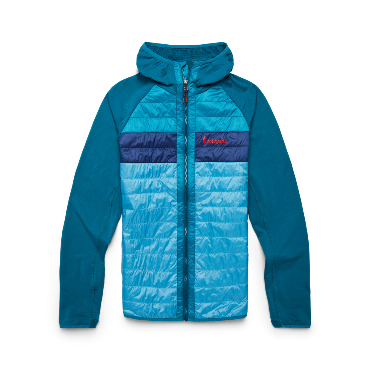 Capa Hybrid Insulated Hooded Jacket - Men's, Gulf/Poolside
