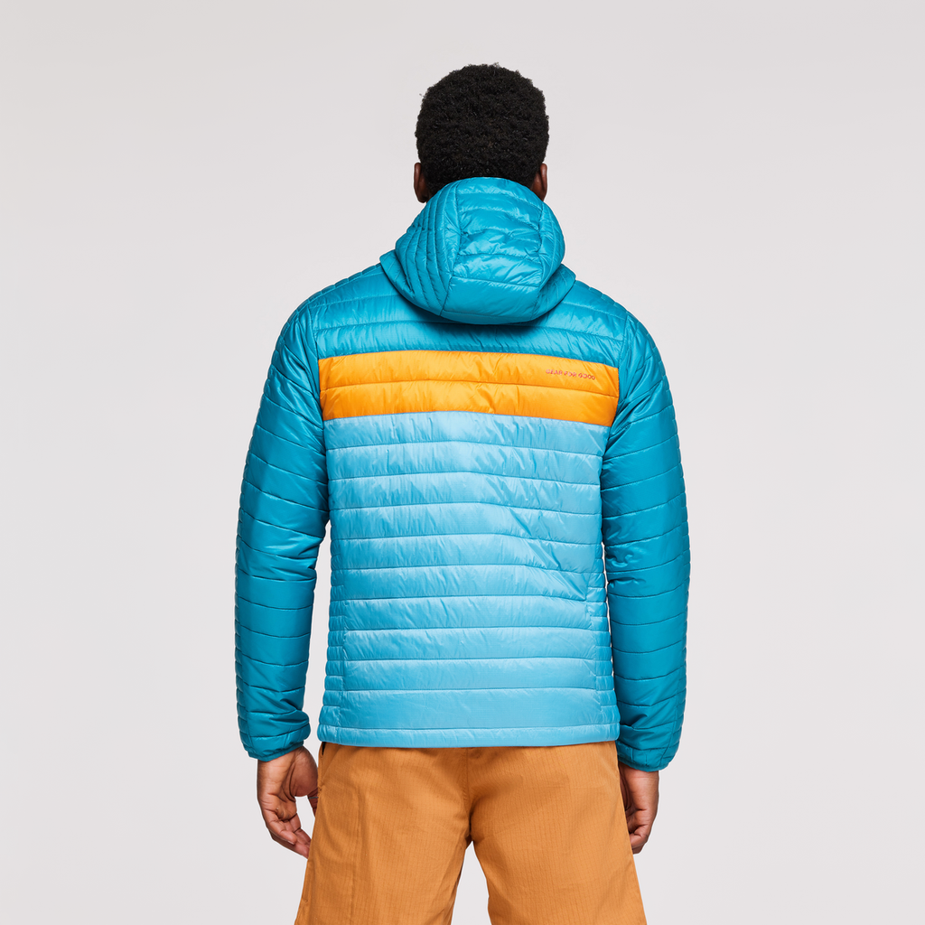 Capa Insulated Hooded Jacket - Men's, Gulf/Poolside, Model Jeremy
