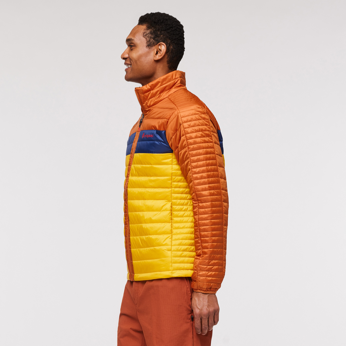 Capa Insulated Jacket - Men's, Mezcal/Sunset, Model Jason