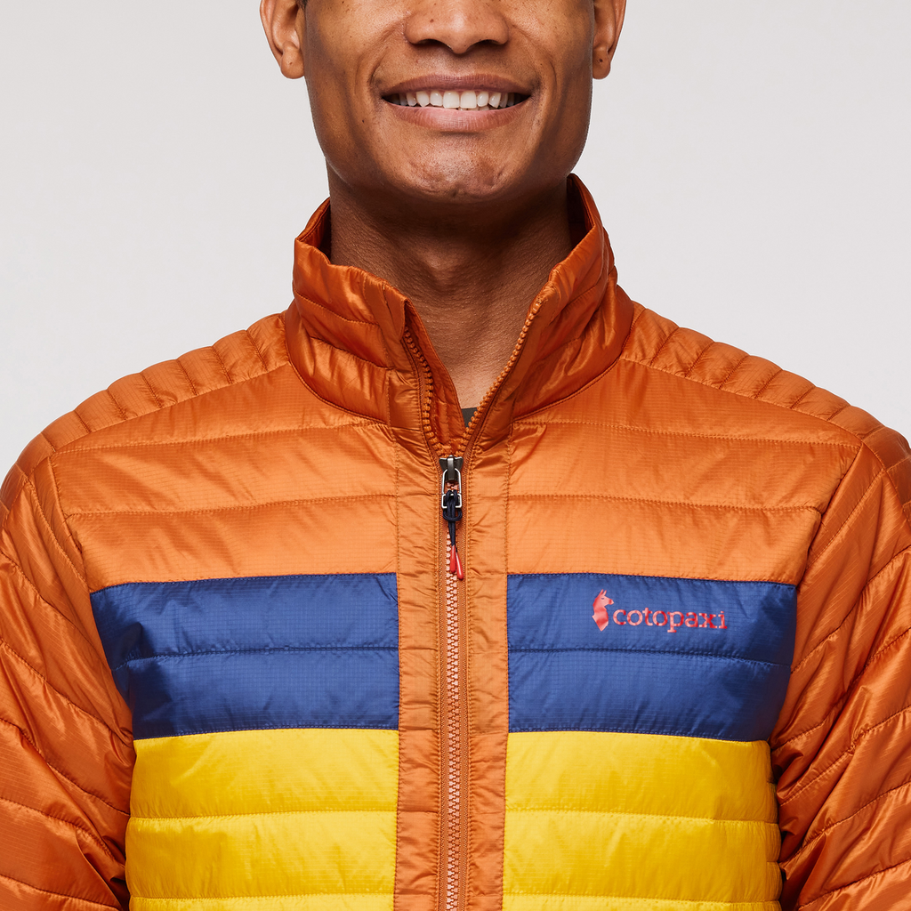 Capa Insulated Jacket - Men's, Mezcal/Sunset, Model Jason