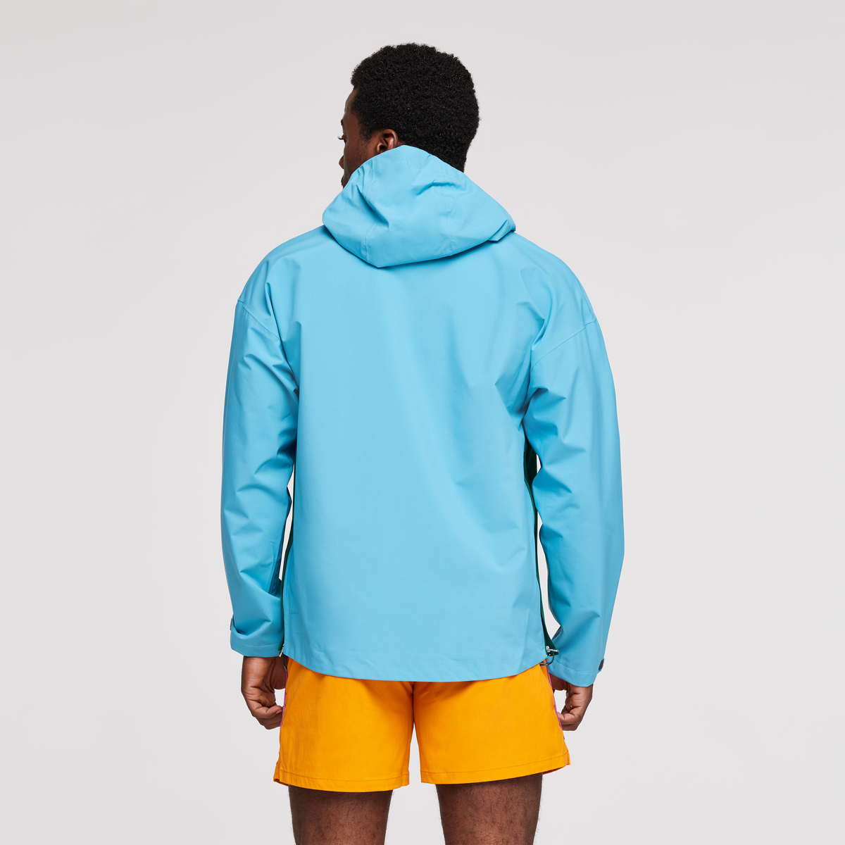 Cielo Rain Anorak - Men's, Poolside, Model Jeremy