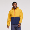 Cielo Rain Jacket - Men's, Amber, Model Jeremy