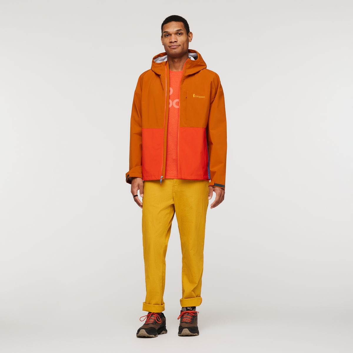 Cielo Rain Jacket - Men's, Mezcal, Model Jason