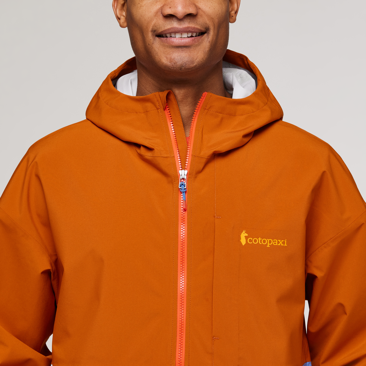 Cielo Rain Jacket - Men's, Mezcal, Model Jason