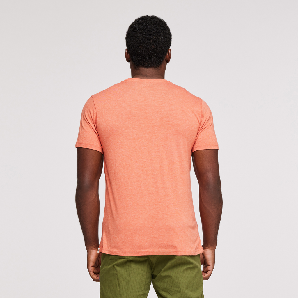 Cotopaxi Vibe Organic T-Shirt - Men's, Nectar, Model Jeremy