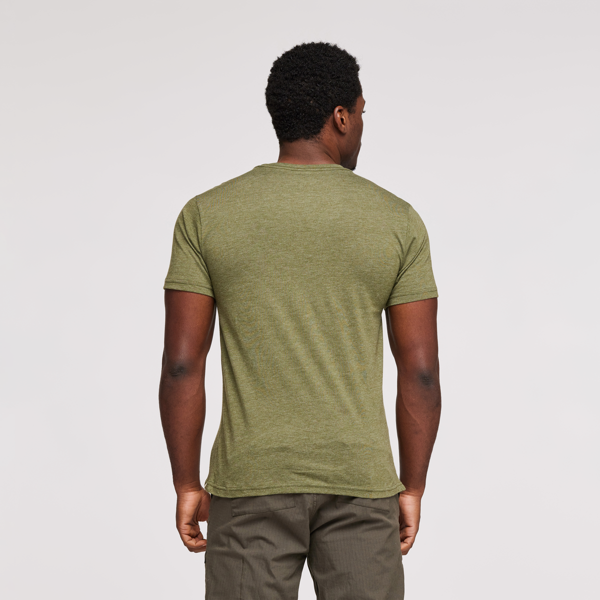 Cotopaxi Vibe Organic T-Shirt - Men's, Pine, Model Jeremy