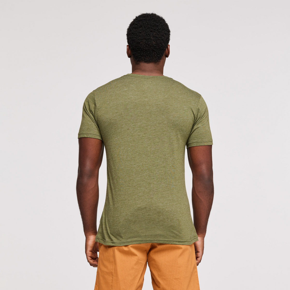 Day and Night Organic T-Shirt - Men's, Pine, Model Jeremy