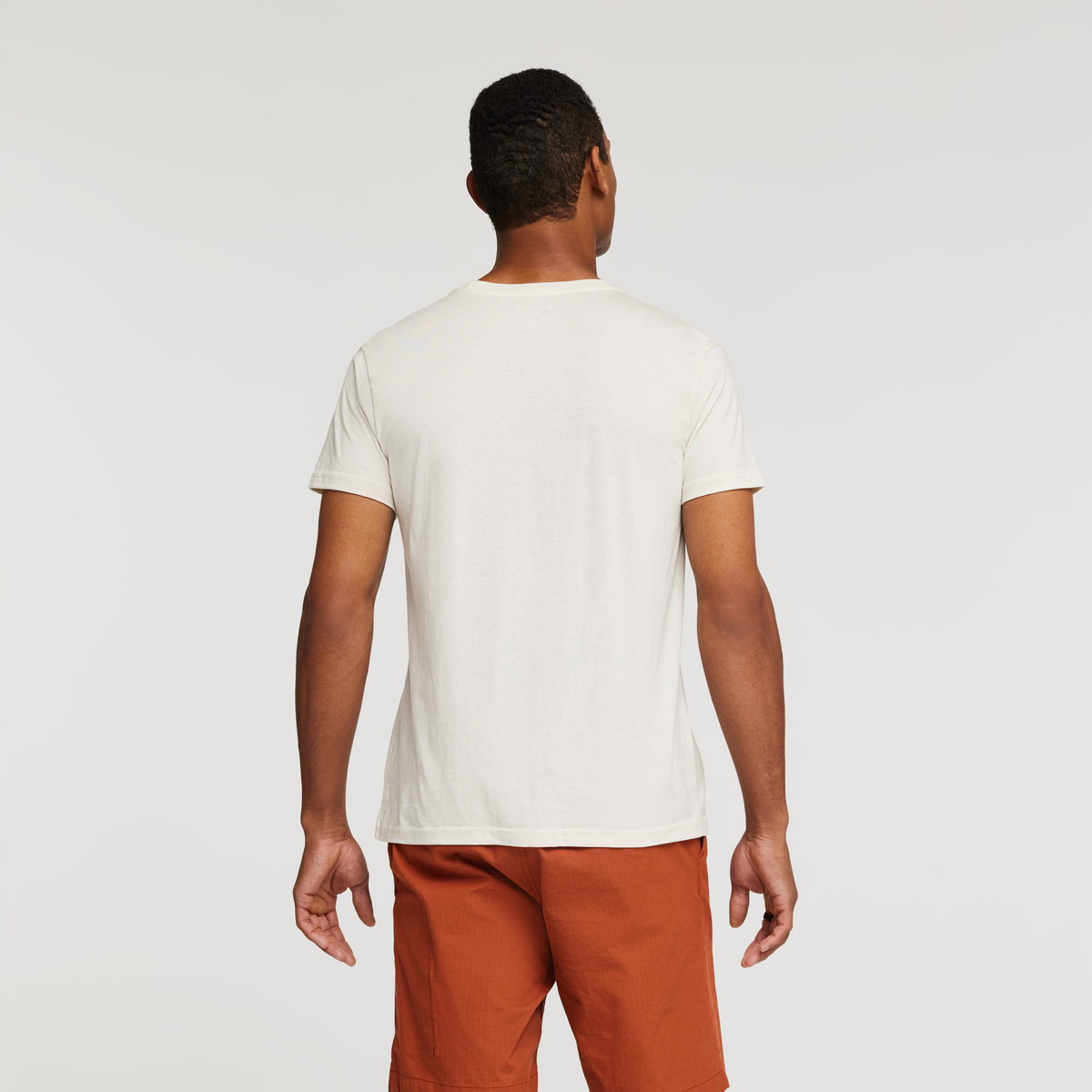 Desert View Organic T-Shirt - Men's, Bone, Model James