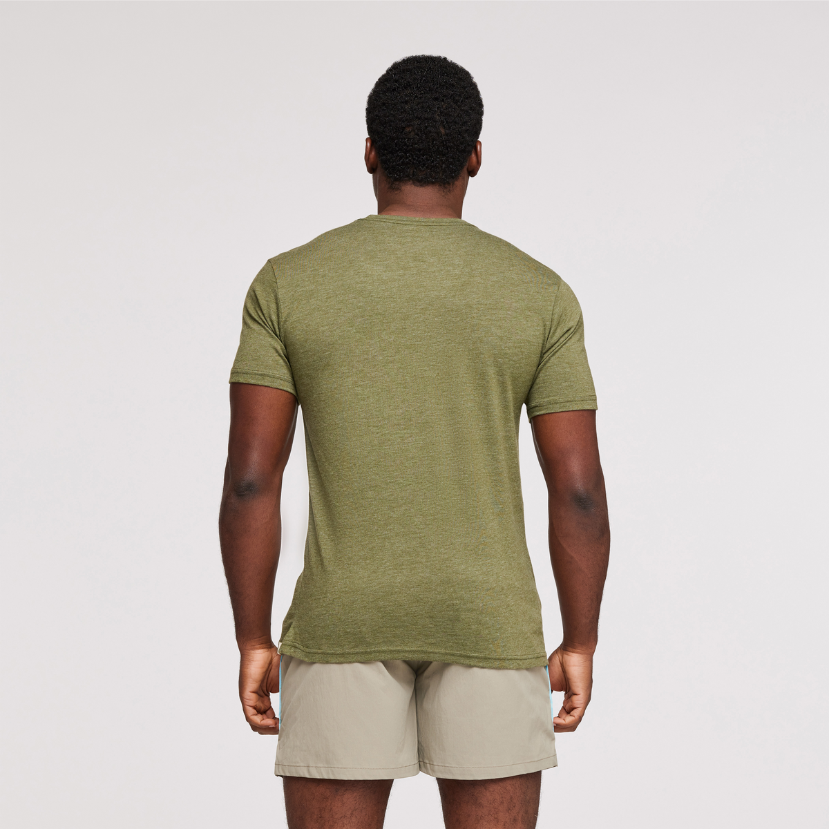 Desert View Organic T-Shirt - Men's, Pine, Model Jeremy