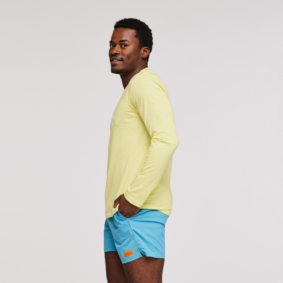 Do Good Long-Sleeve T-Shirt - Men's, Lemonade, Model Jeremy