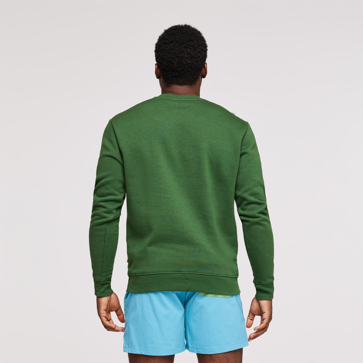 Do Good Crew Sweatshirt - Men's, Forest, Model Jeremy