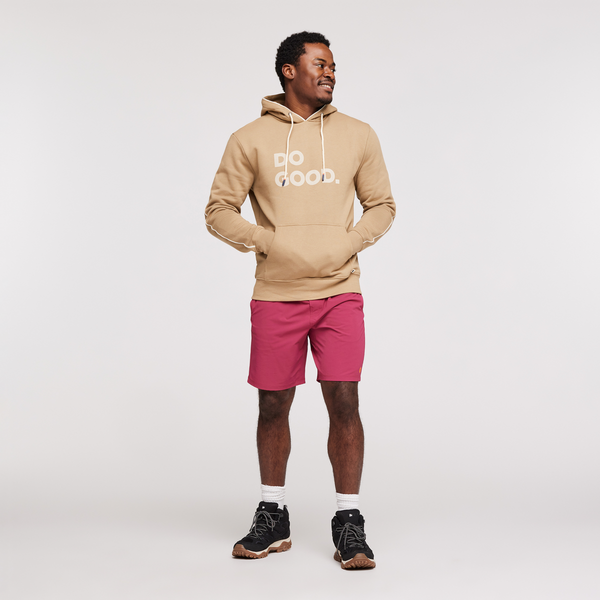 Do Good Hoodie - Men's, Desert, Model Jeremy