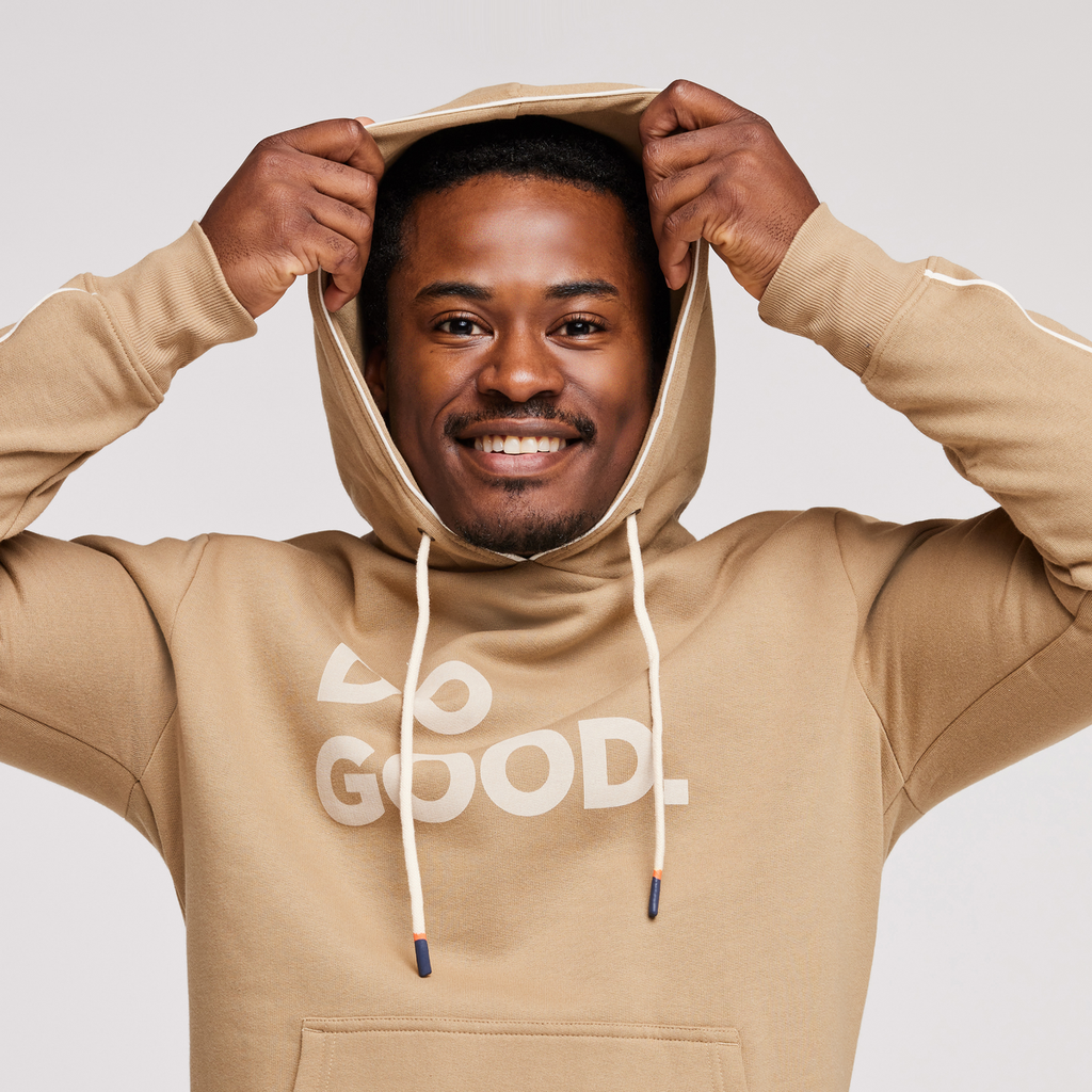 Do Good Hoodie - Men's, Desert, Model Jeremy