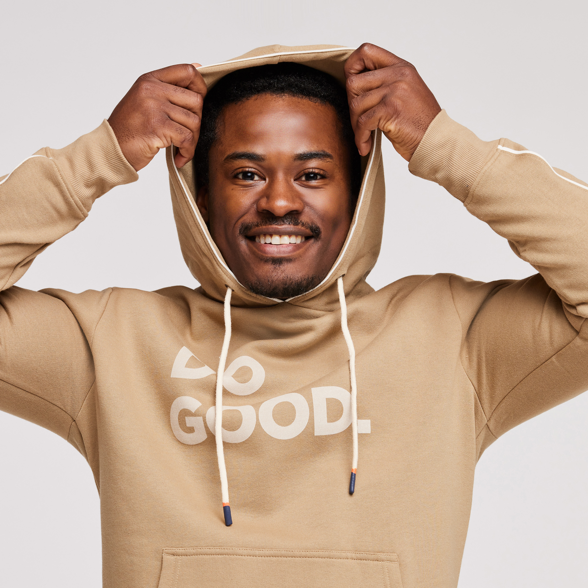 Do Good Hoodie - Men's, Desert, Model Jeremy