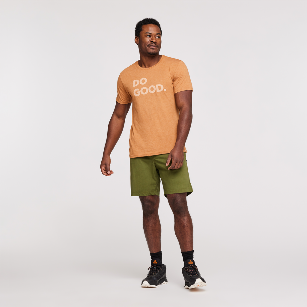Do Good T-Shirt - Men's, Saddle, Model Jeremy