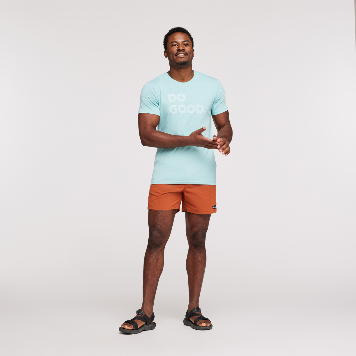 Do Good T-Shirt - Men's, Sea Glass, Model Jeremy