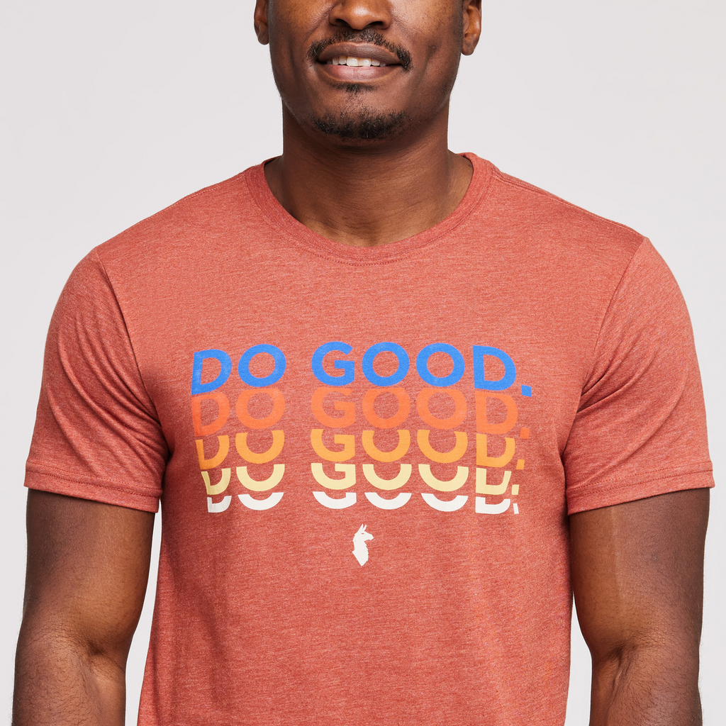 Do Good Repeat T-Shirt - Men's, Spice, Model Jeremy