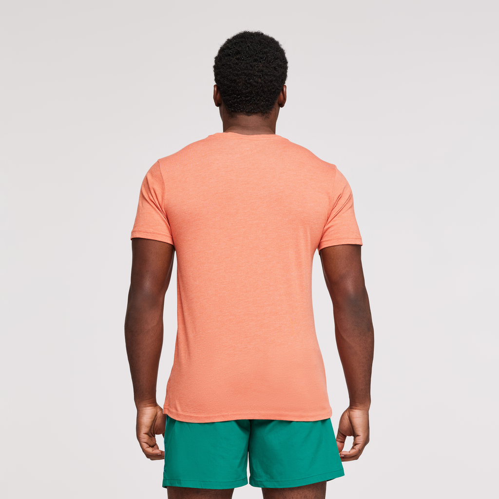 Do Good Stripe Organic T-Shirt - Men's, Nectar, Model Jeremy