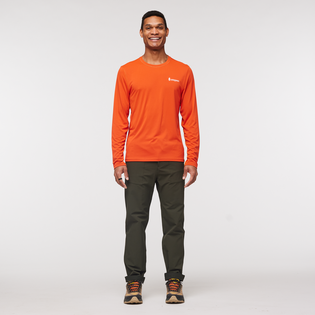 Fino Long-Sleeve Tech Tee - Men's, Canyon, Model Jason
