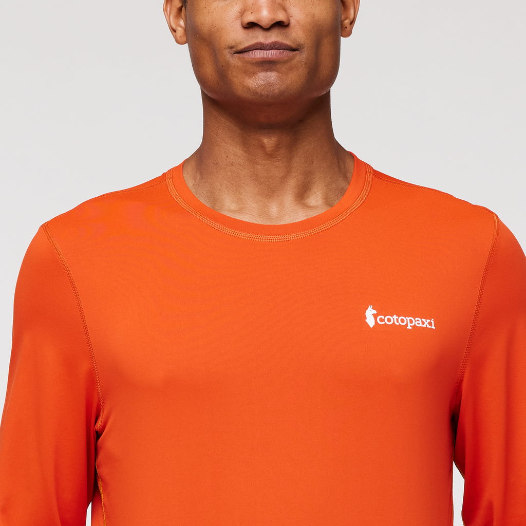 Fino Long-Sleeve Tech Tee - Men's, Canyon, Model Jason