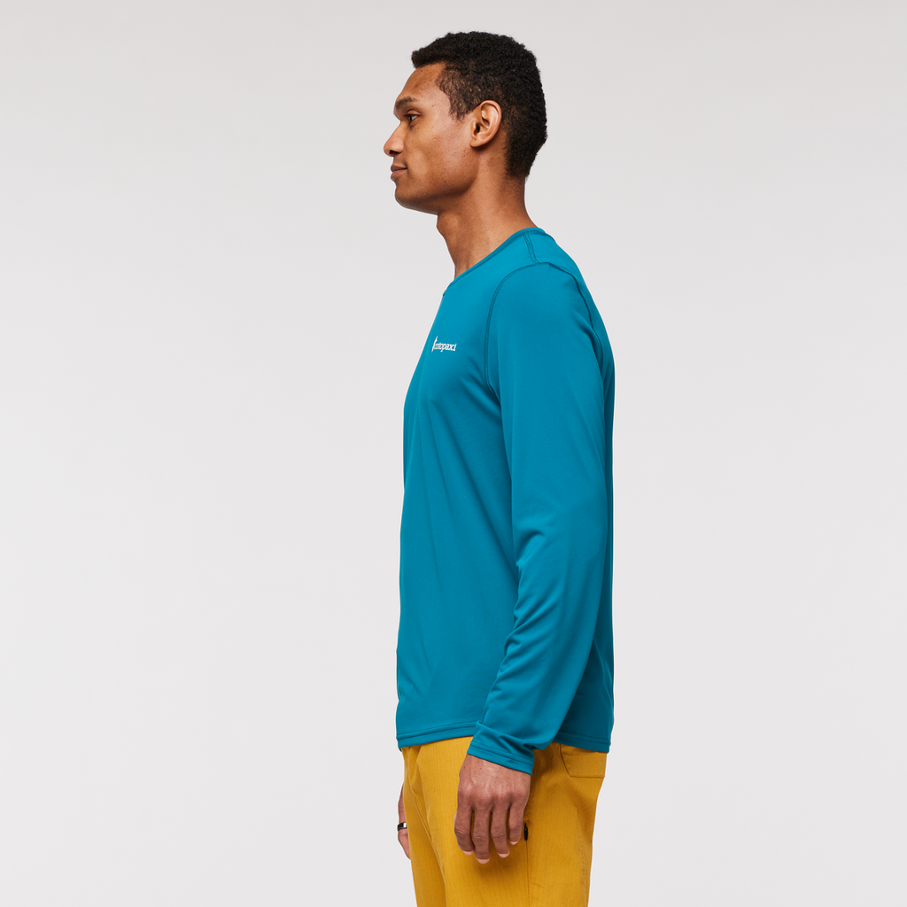 Fino Long-Sleeve Tech Tee - Men's, Gulf, Model Jason