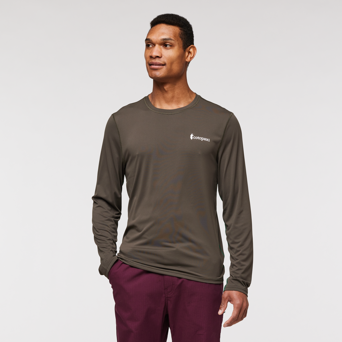 Fino Long-Sleeve Tech Tee - Men's, Iron, Model James
