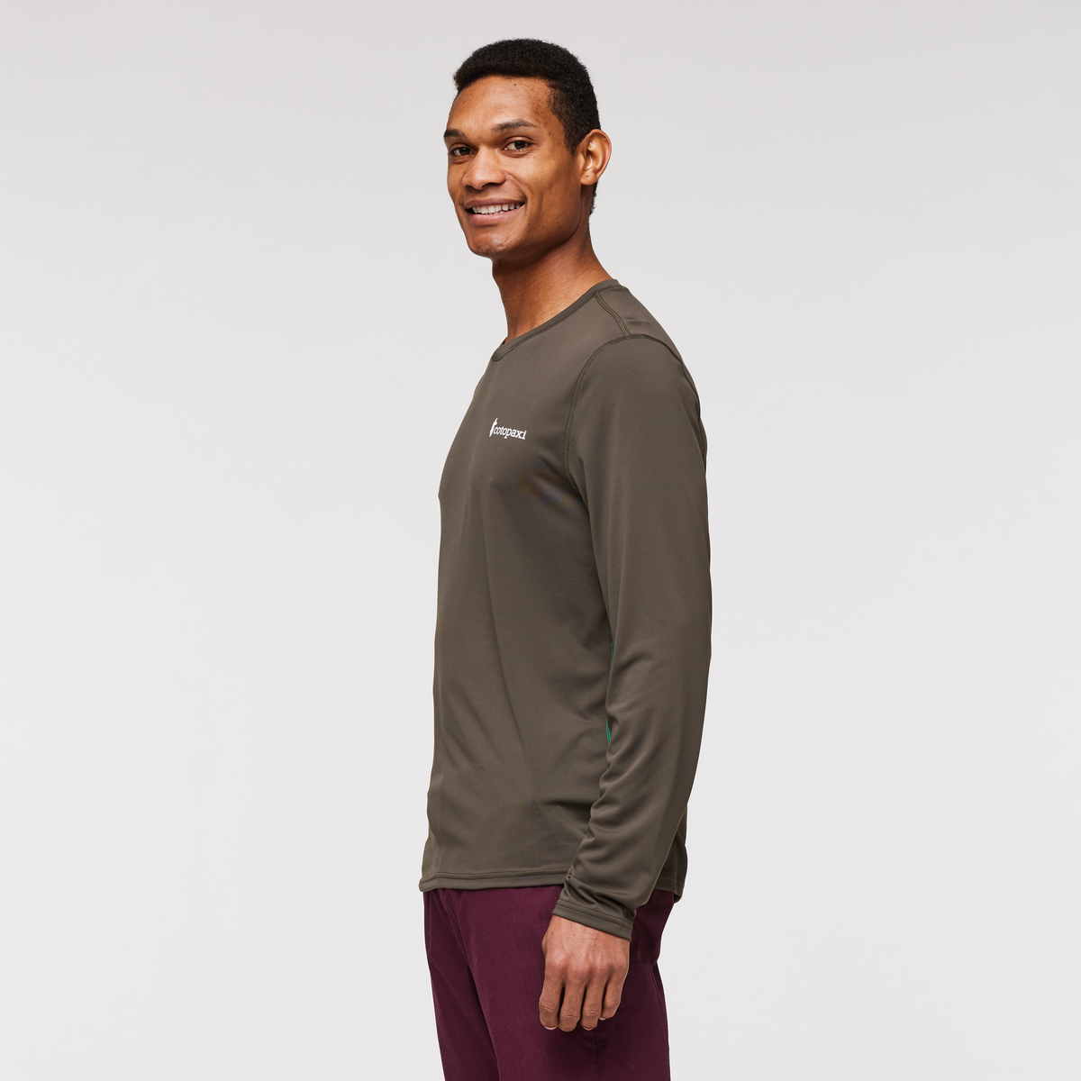 Fino Long-Sleeve Tech Tee - Men's, Iron, Model James