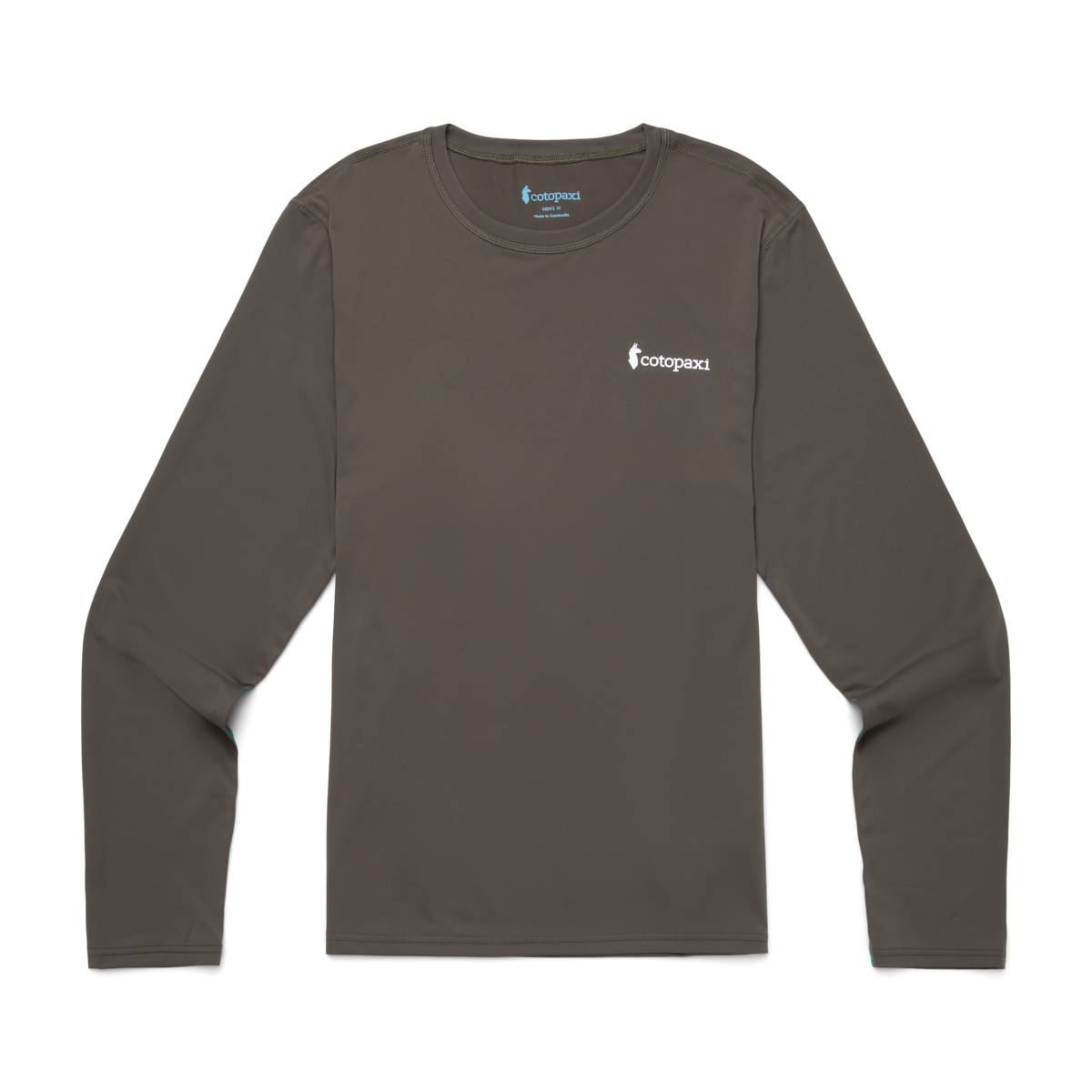 Fino Long-Sleeve Tech Tee - Men's, Iron, Detail