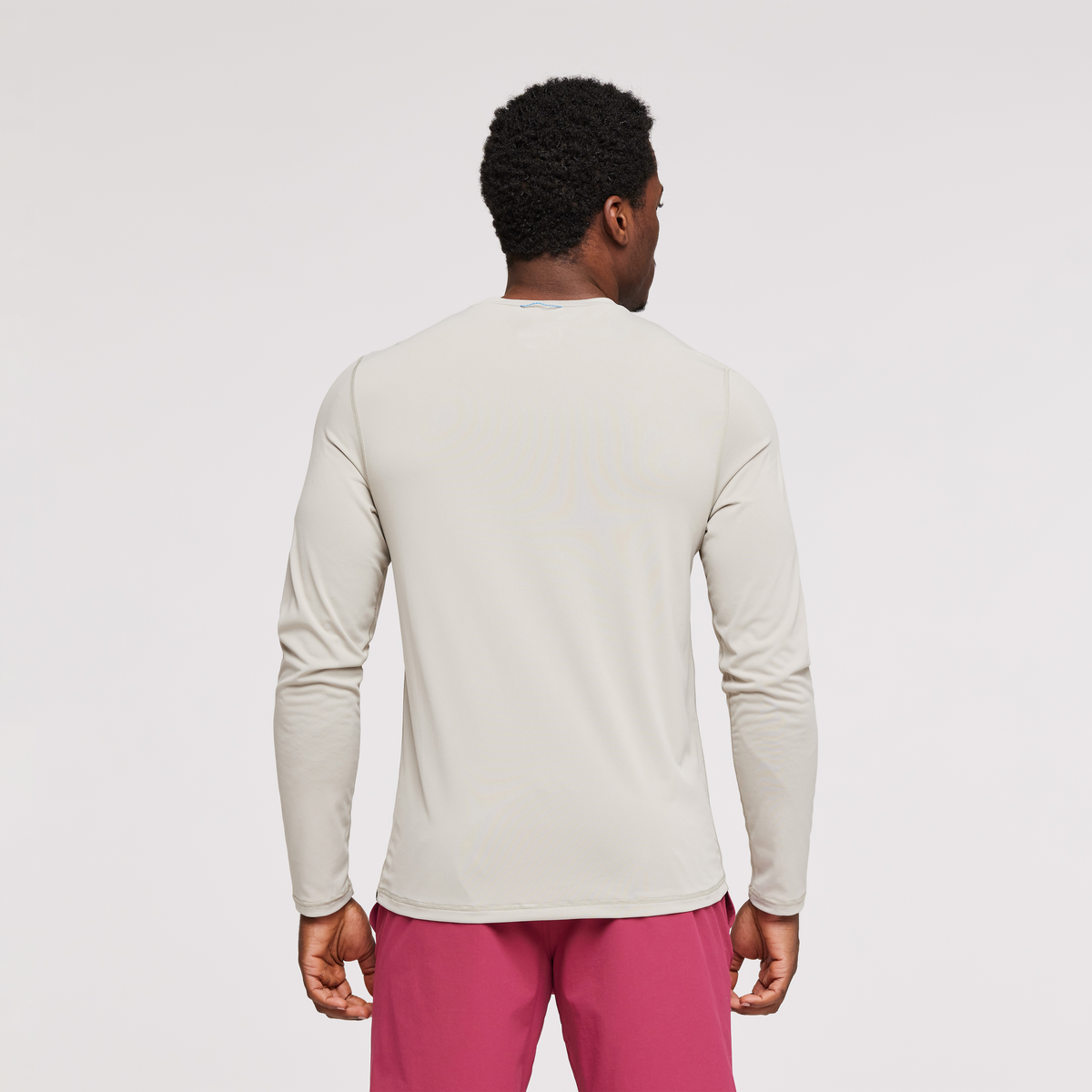 Fino Long-Sleeve Tech Tee - Men's, Pebble, Model Jeremy
