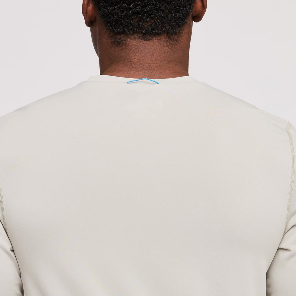 Fino Long-Sleeve Tech Tee - Men's, Pebble, Model Jeremy