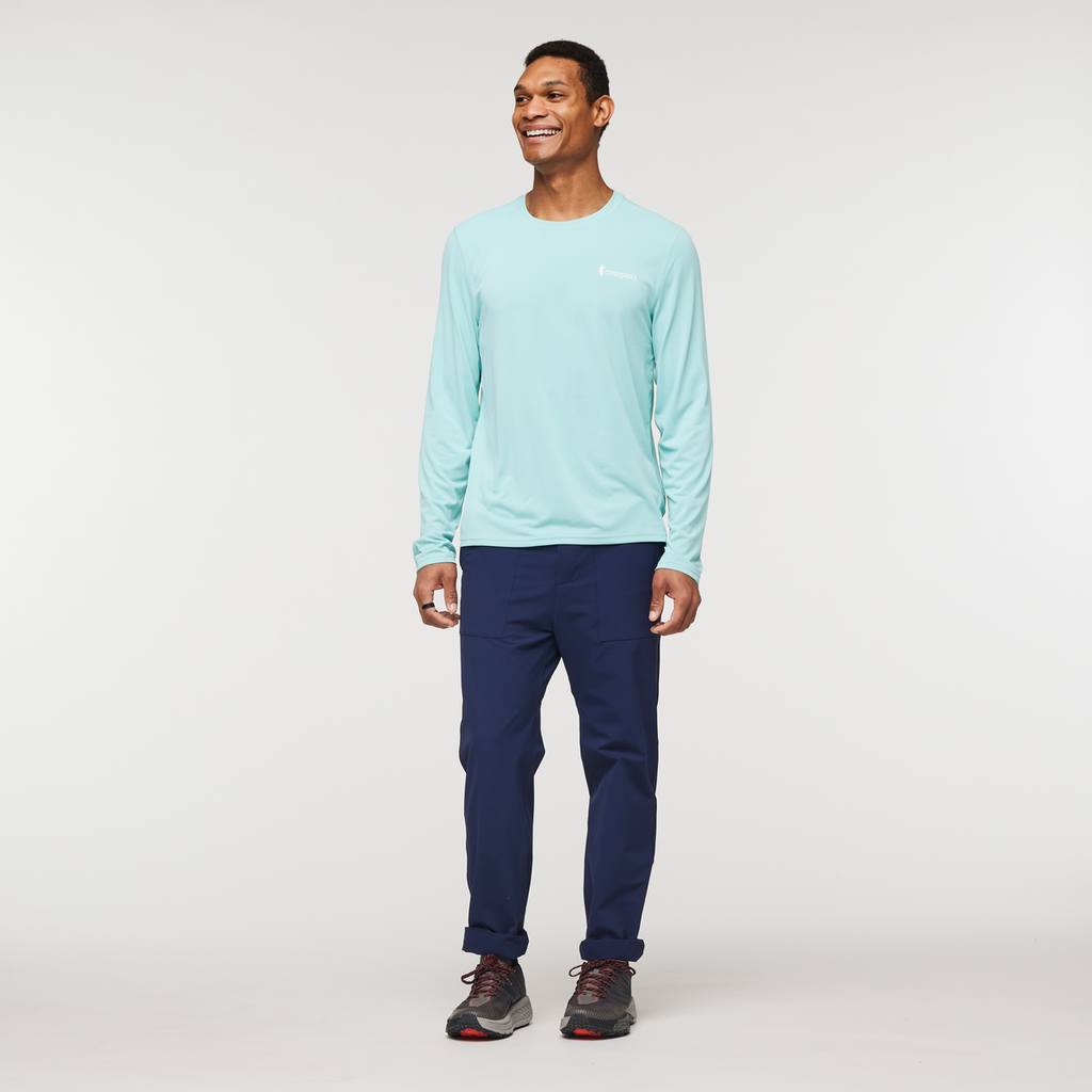Fino Long-Sleeve Tech Tee - Men's, Sea Glass, Model James