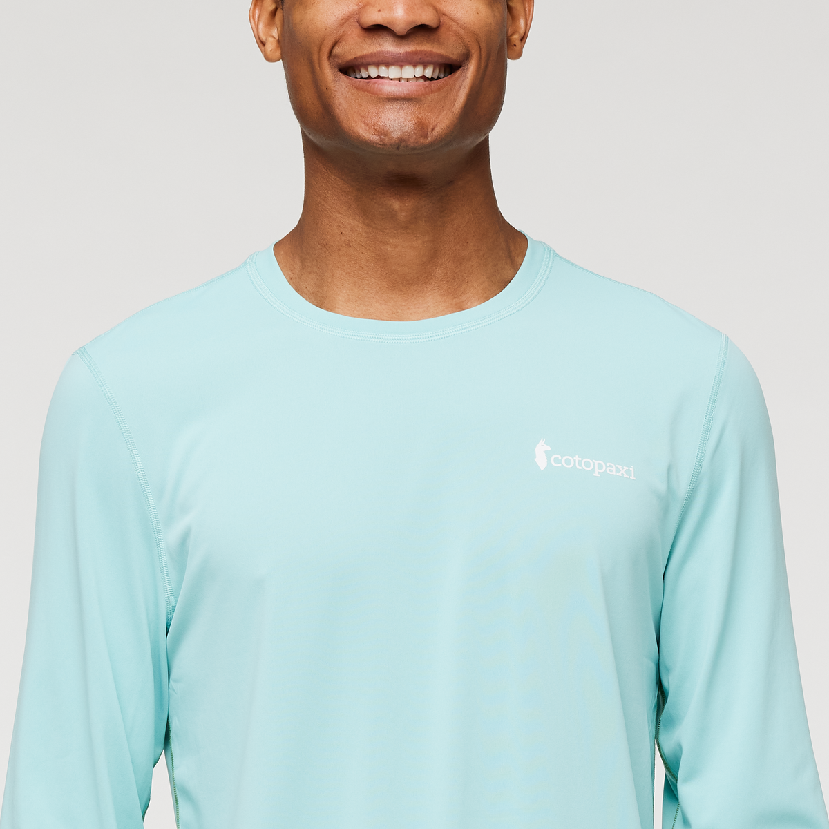 Fino Long-Sleeve Tech Tee - Men's, Sea Glass, Model James