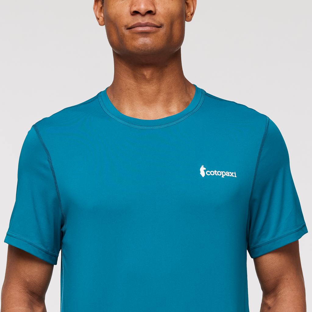 Fino Tech Tee - Men's, Gulf, Model Jason