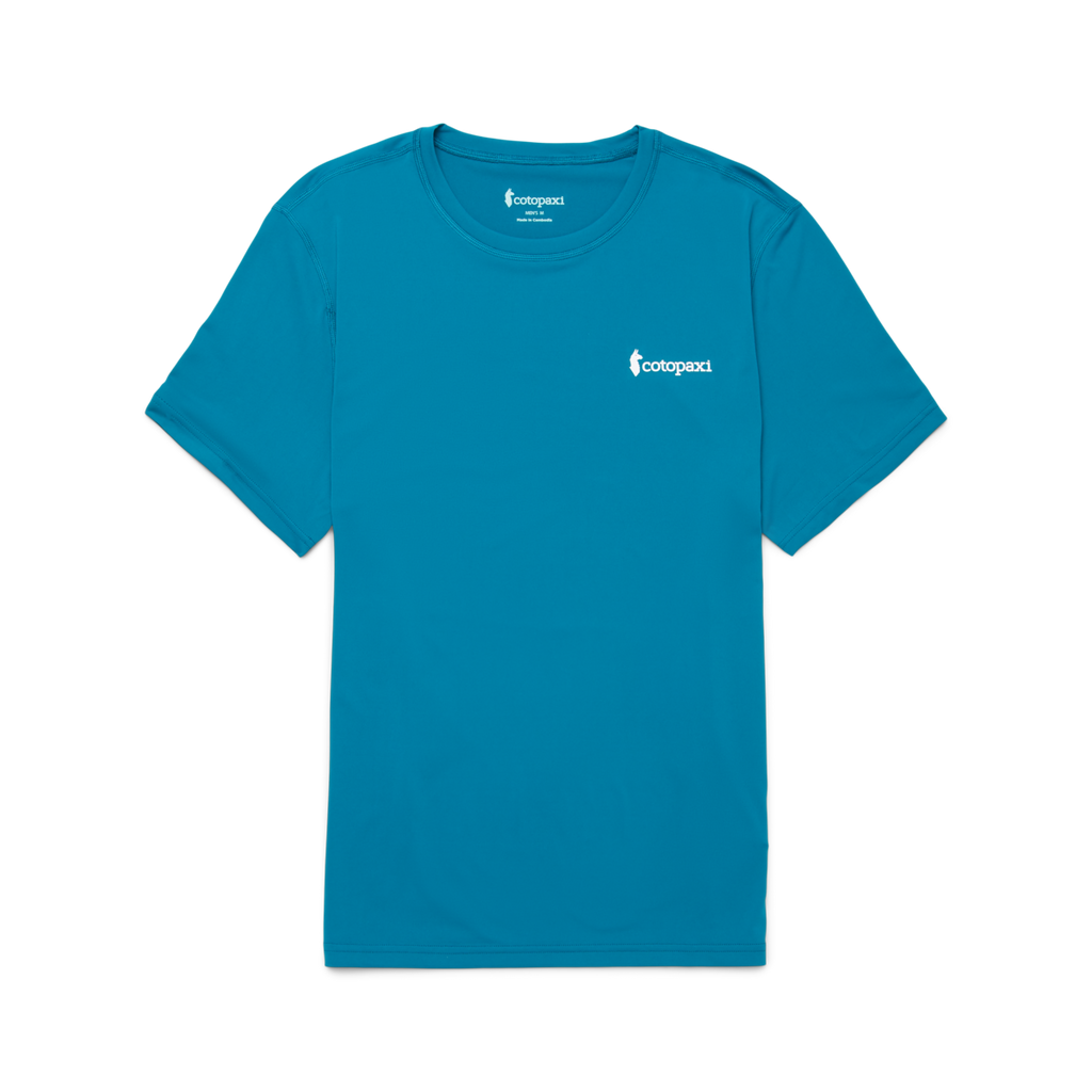 Fino Tech Tee - Men's, Gulf, Detail
