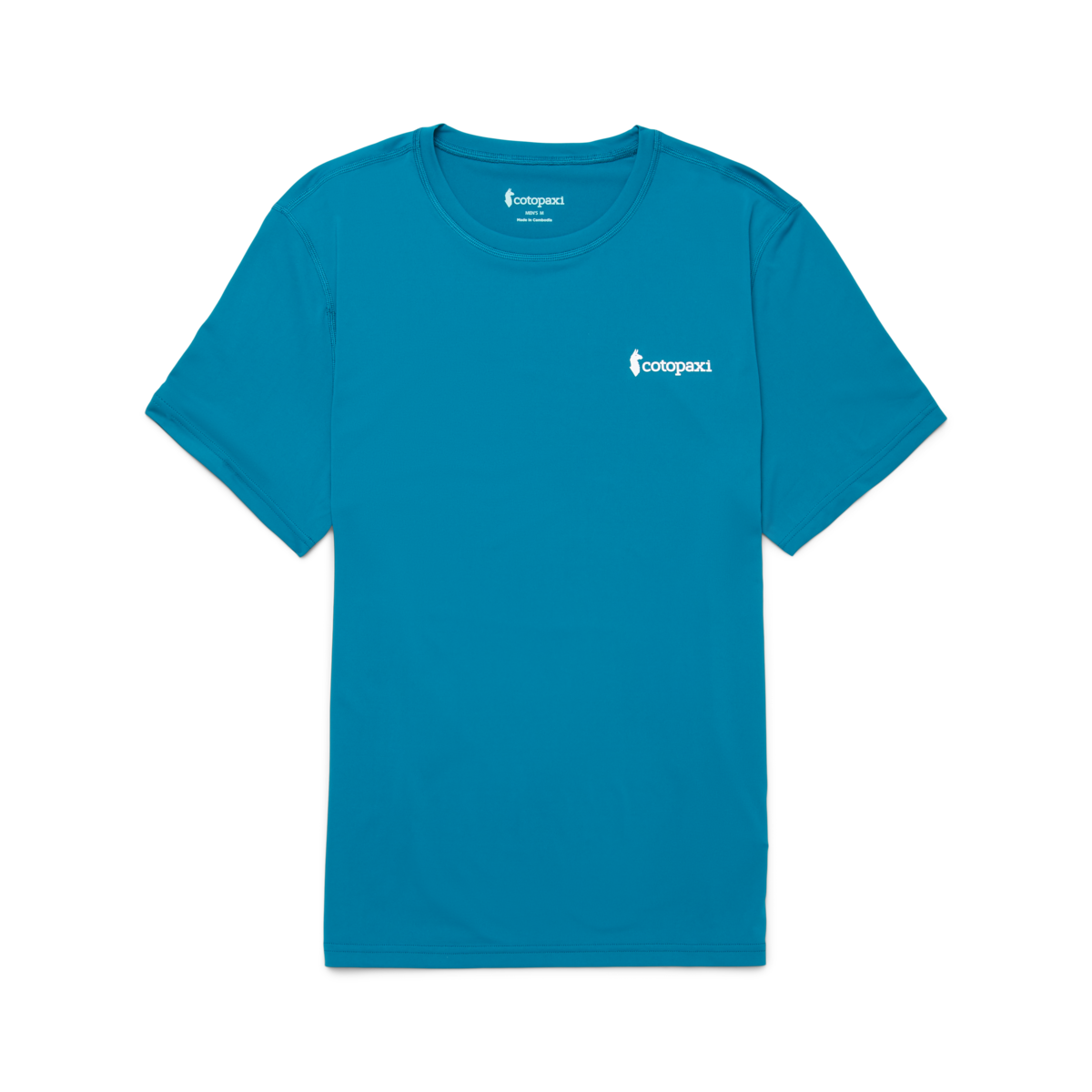 Fino Tech Tee - Men's, Gulf, Detail