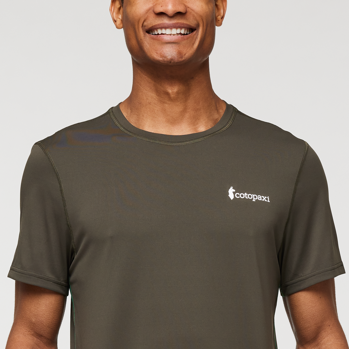 Fino Tech Tee - Men's, Iron, Model Jason
