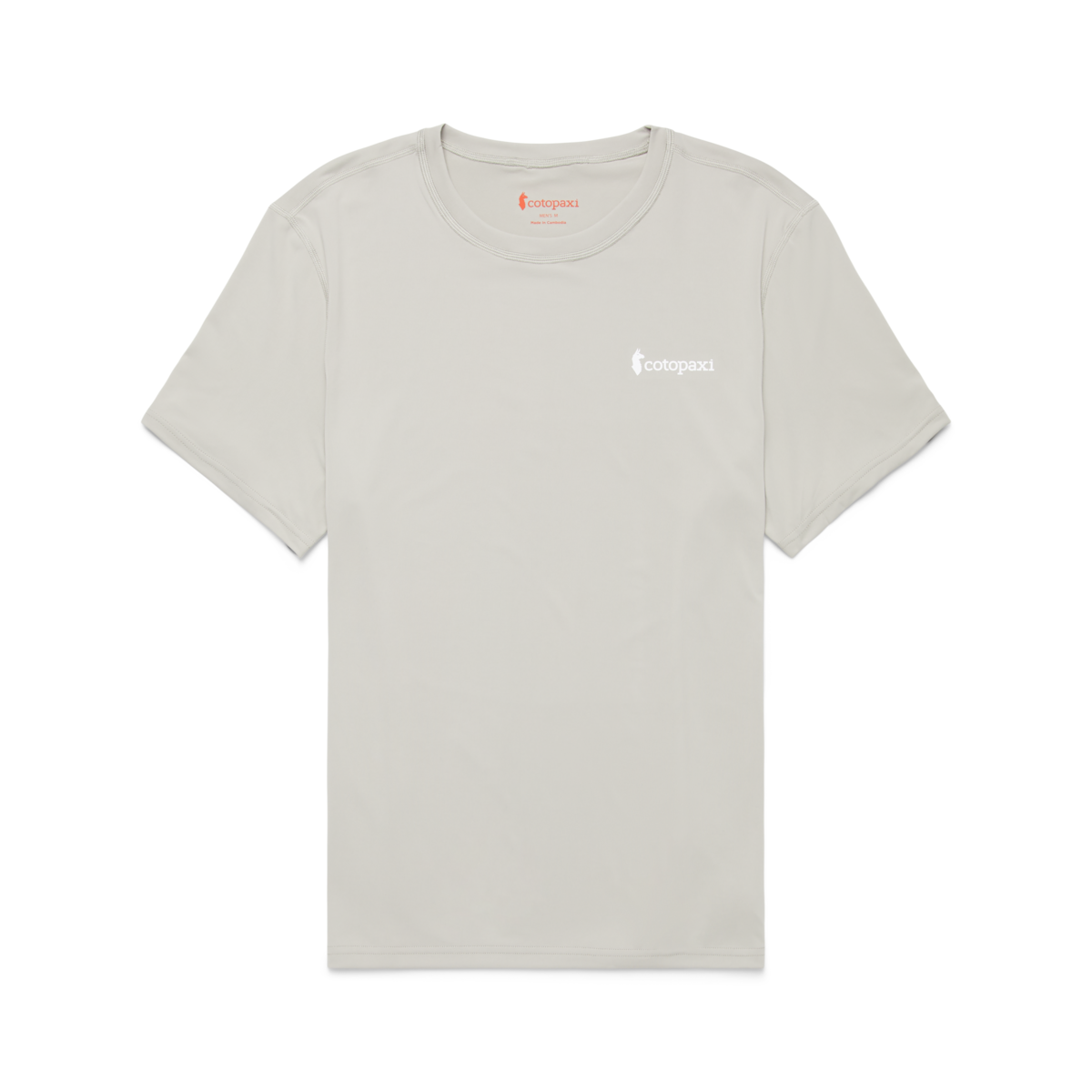 Fino Tech Tee - Men's, Pebble, Detail
