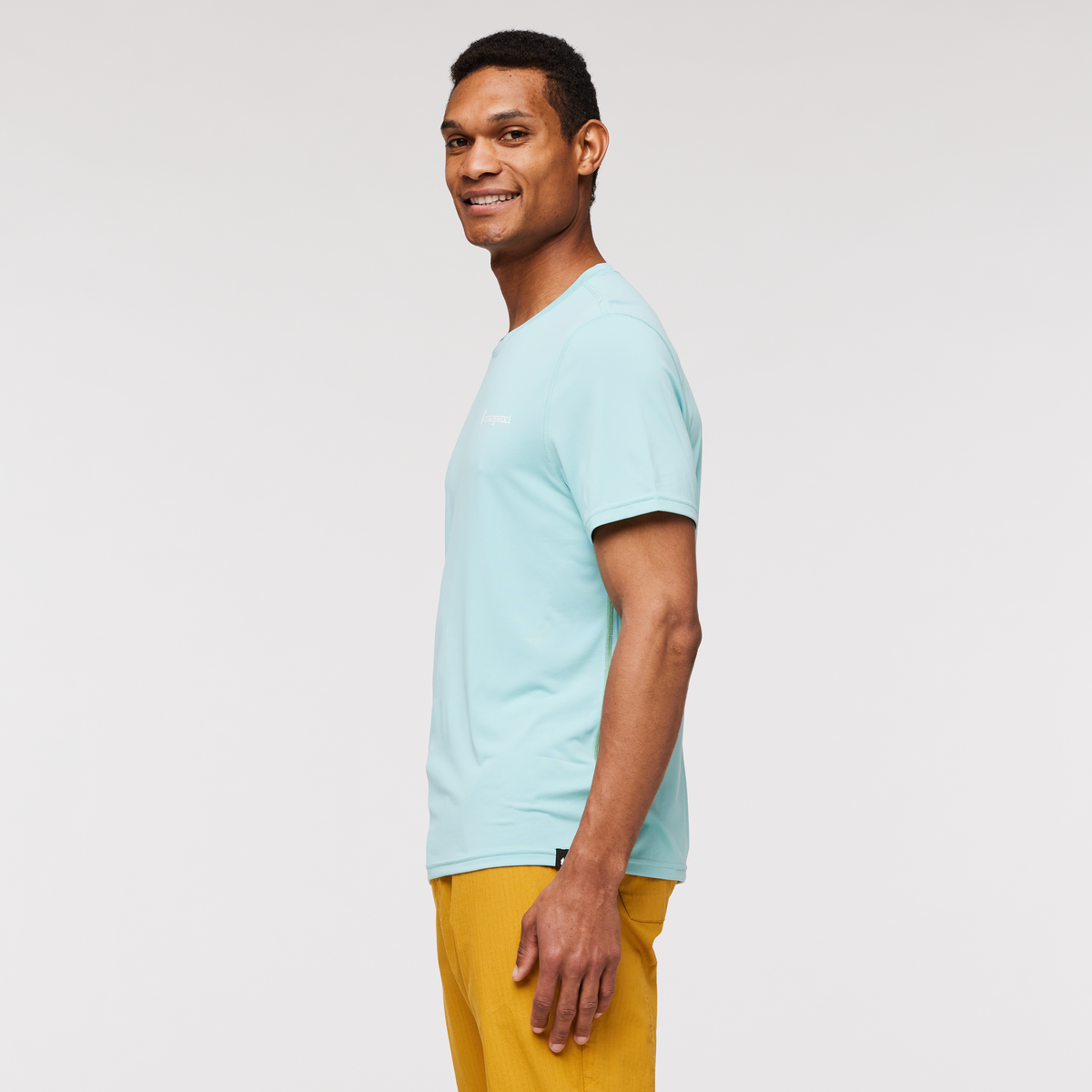 Fino Tech Tee - Men's, Sea Glass, Model Jason