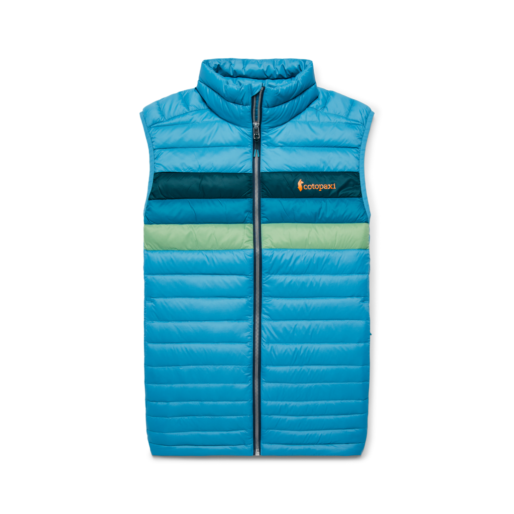 Fuego Down Vest - Men's, Poolside Stripes, Model Munther