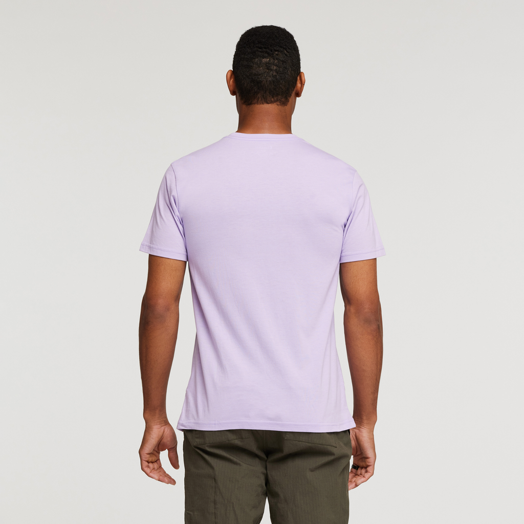 Hello Desert Organic T-Shirt-Men's, Thistle, Model Jason