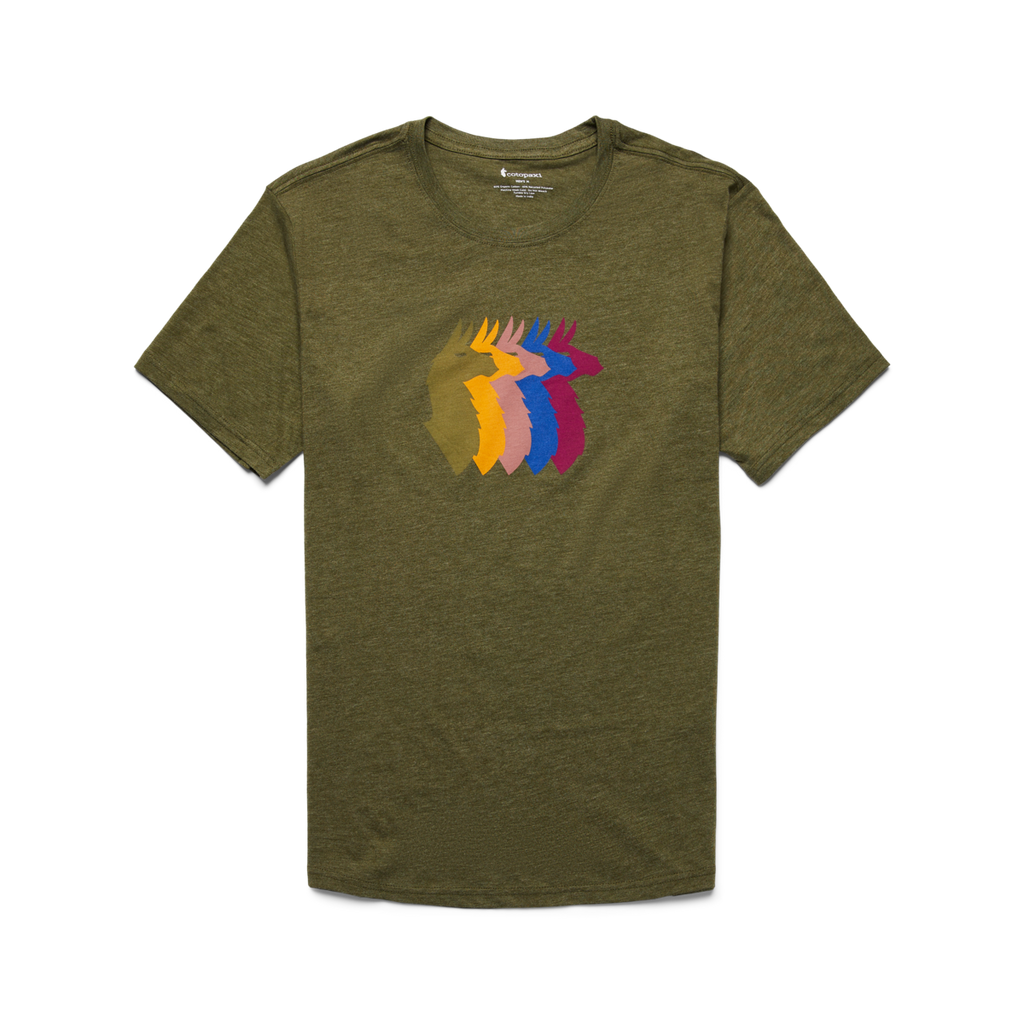 Llama Sequence Organic T-Shirt - Men's, Pine