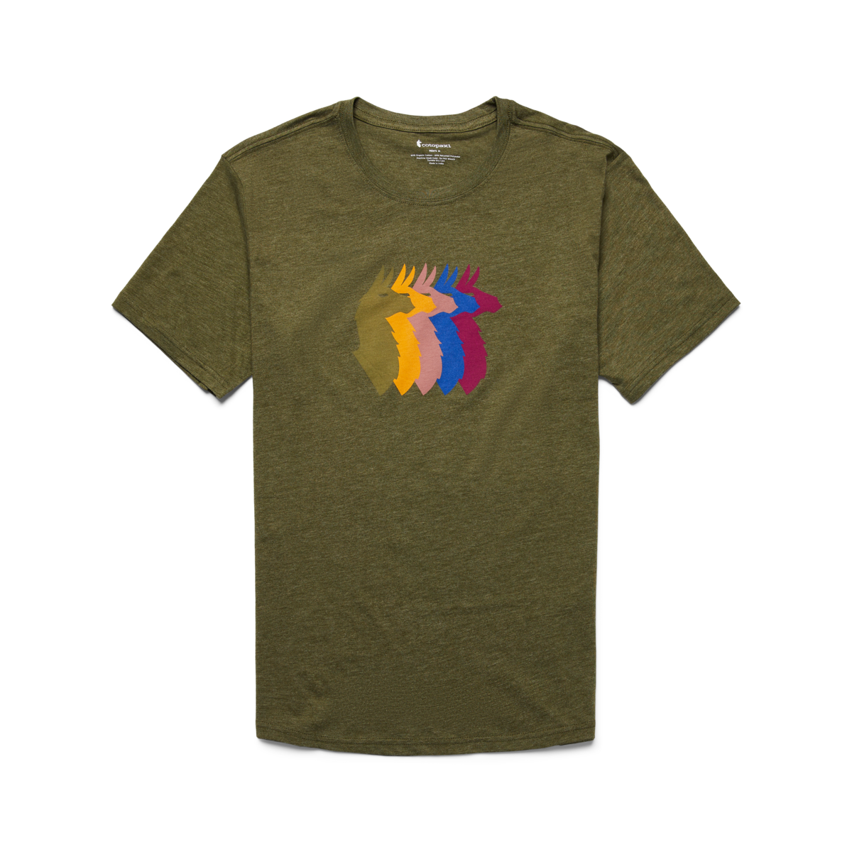 Llama Sequence Organic T-Shirt - Men's, Pine