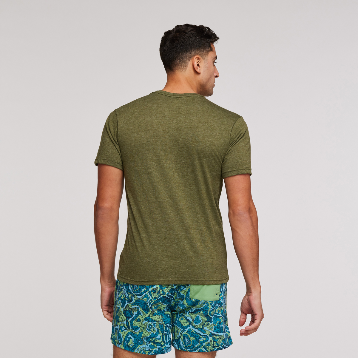 On The Horizon T-Shirt - Men's, Pine, Model Munther