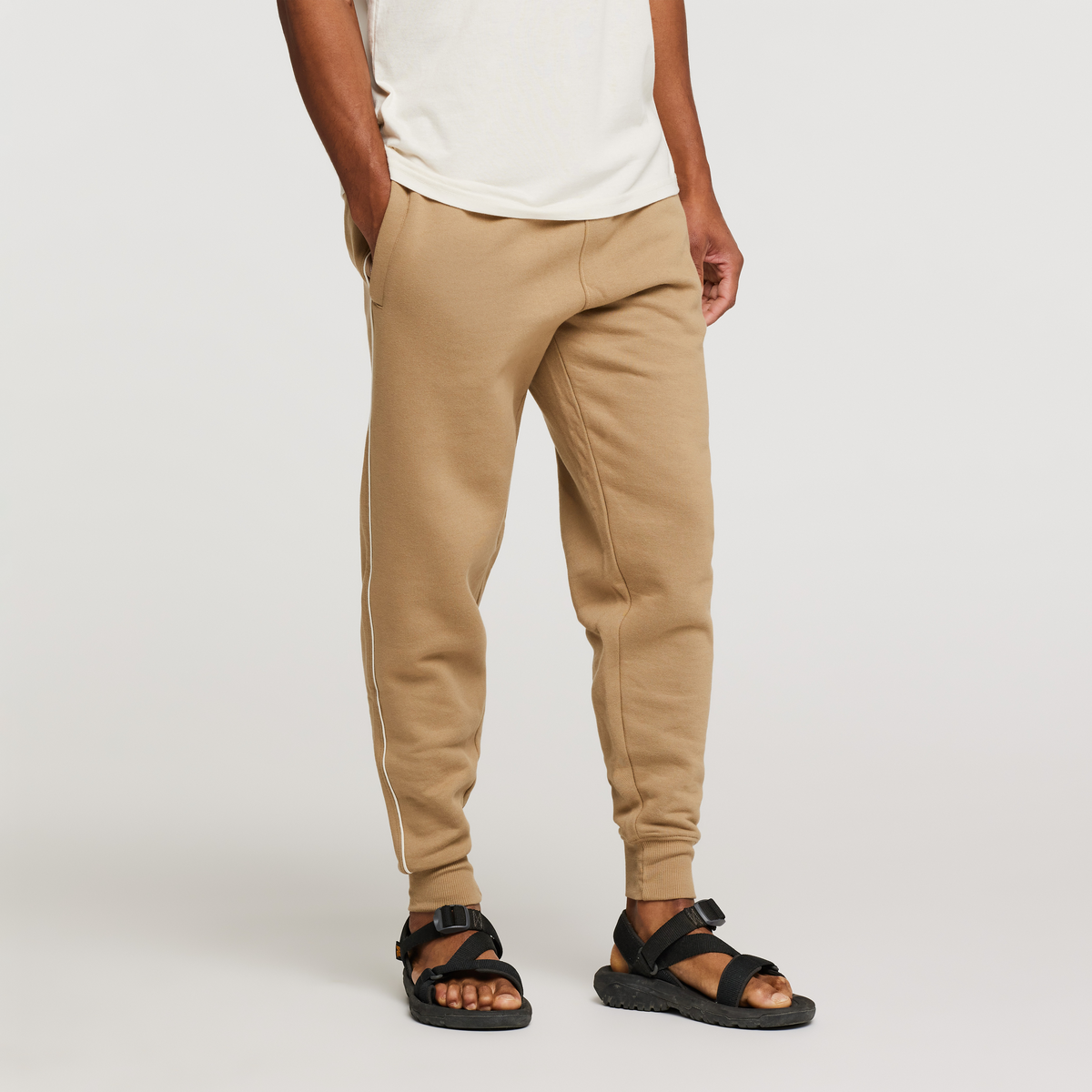 Organic Sweatpant - Men's, Desert, Model Jason