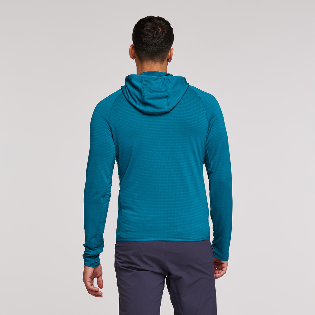 Otero Fleece Full-Zip Hooded Jacket - Men's, Gulf, Model Munther