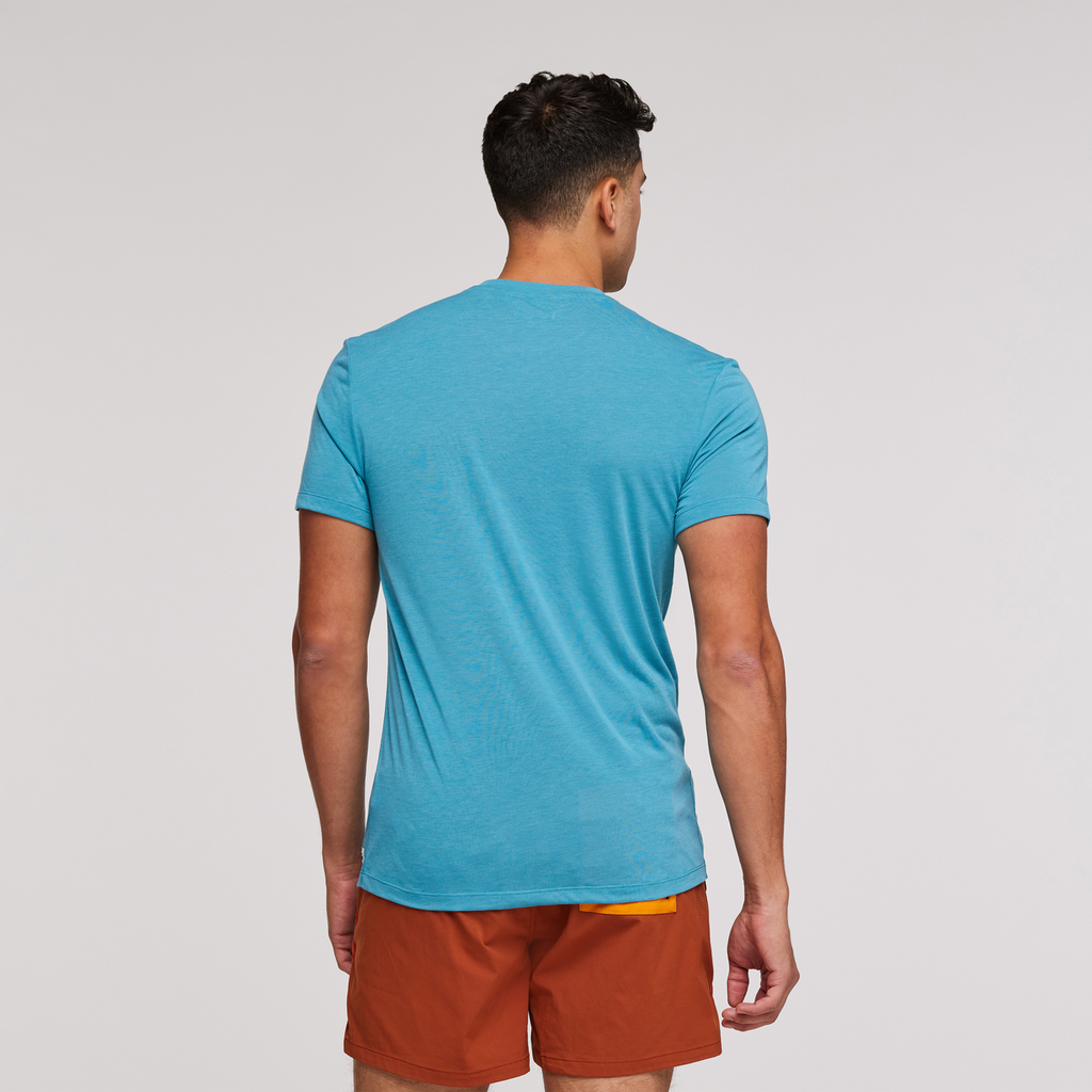 Paseo Travel Pocket T-Shirt - Men's, Poolside, Model Munther